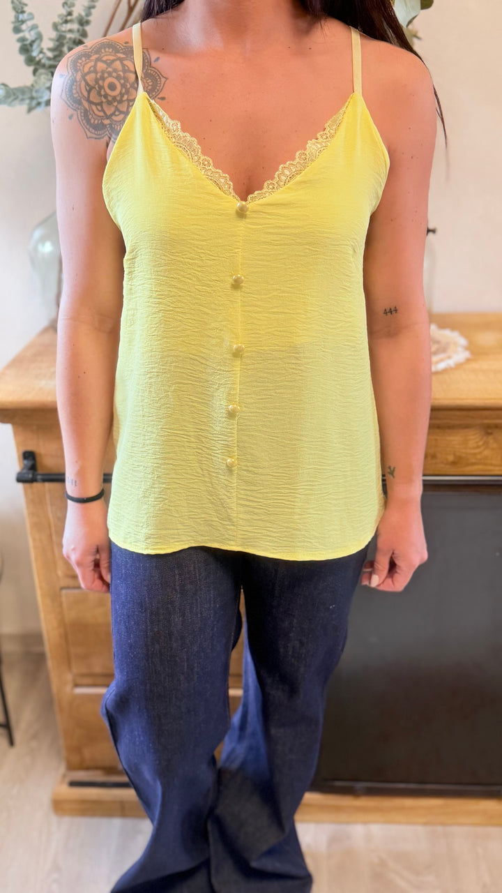 Top jaune Hosa
