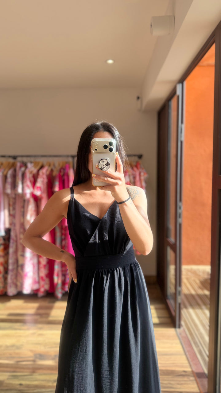 Robe longue Molly noir