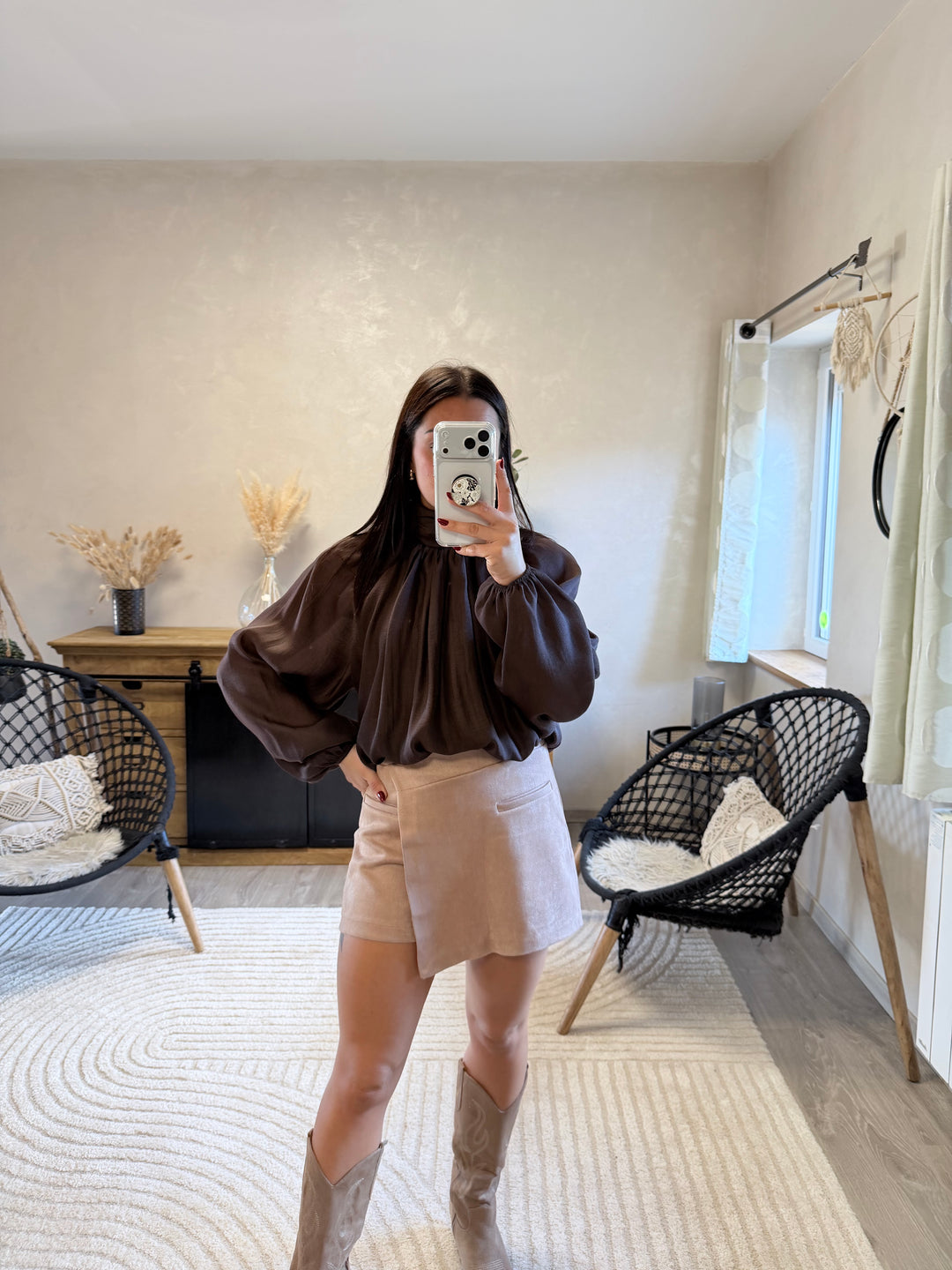 Blouse Basto chocolat