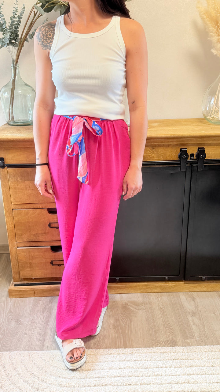 Pantalon Wilma Fuchsia CURVY