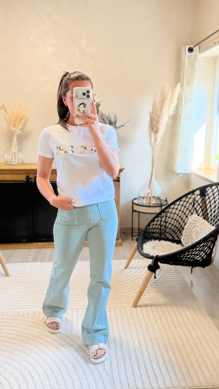 Teeshirt amour fleur