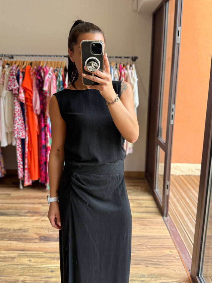 Top Janette noir
