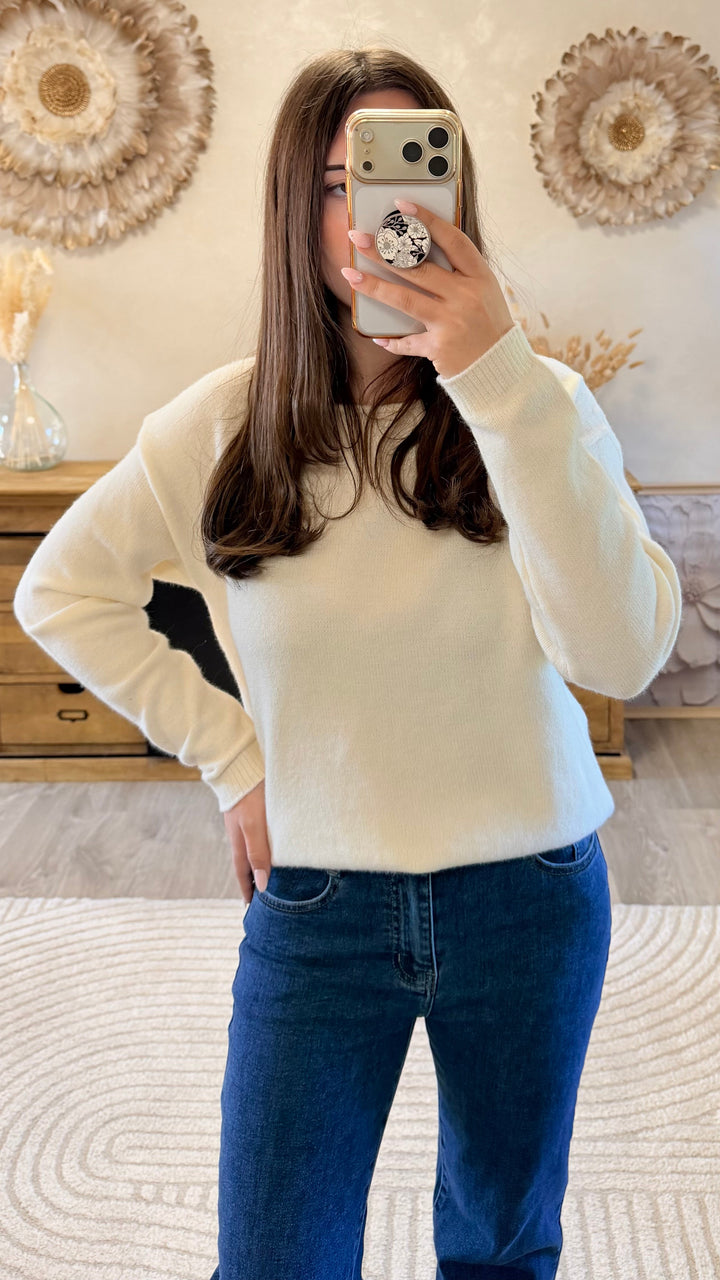 Pull Paula écru