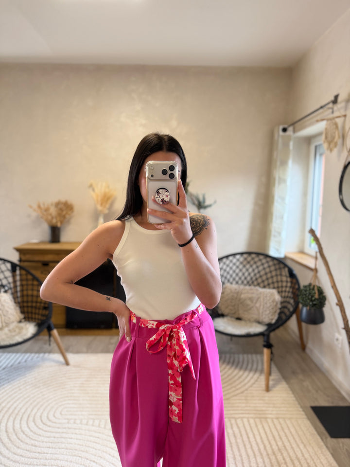 Pantalon hella rose fuchsia CURVY