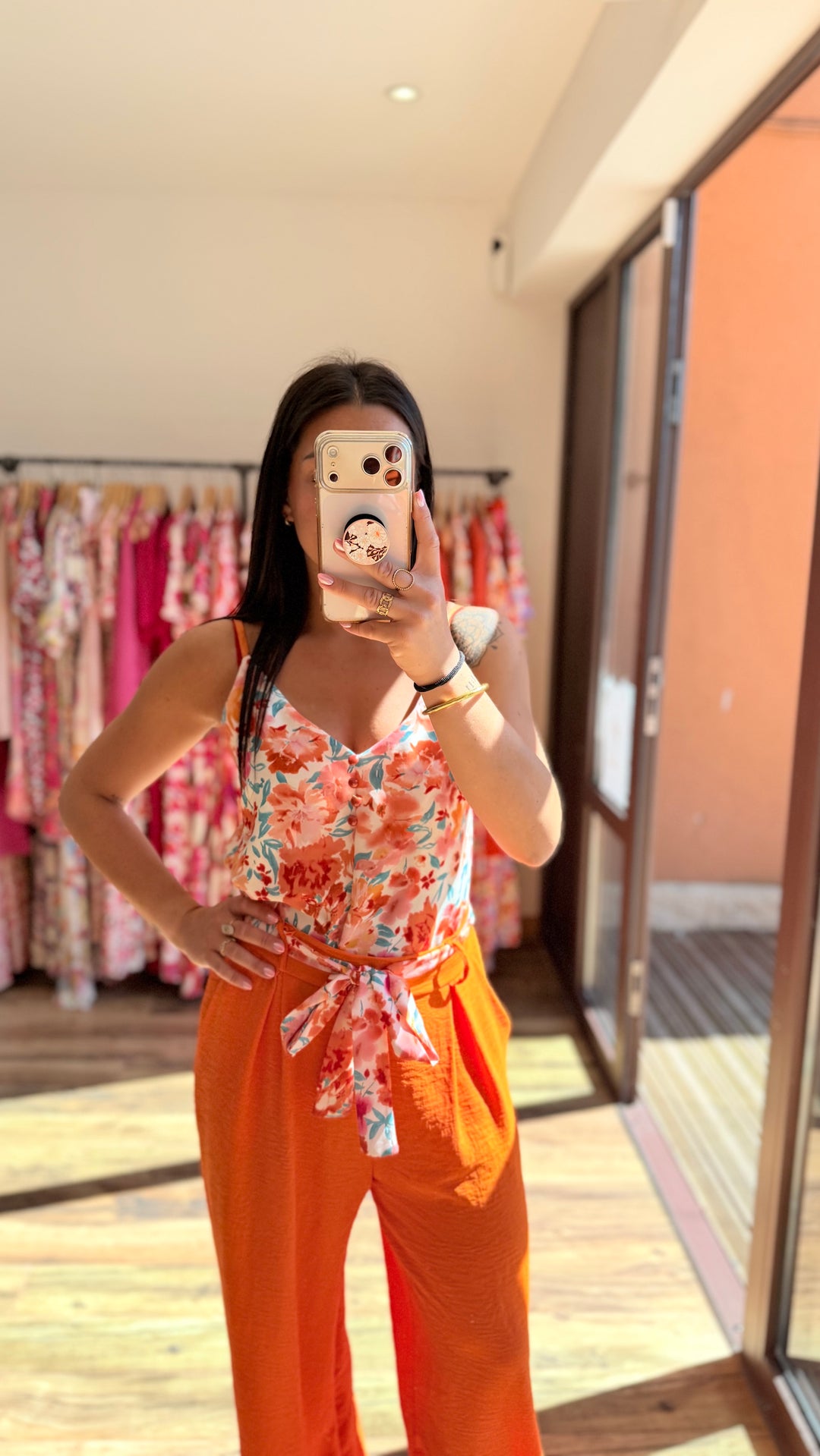 Pantalon Candice orange