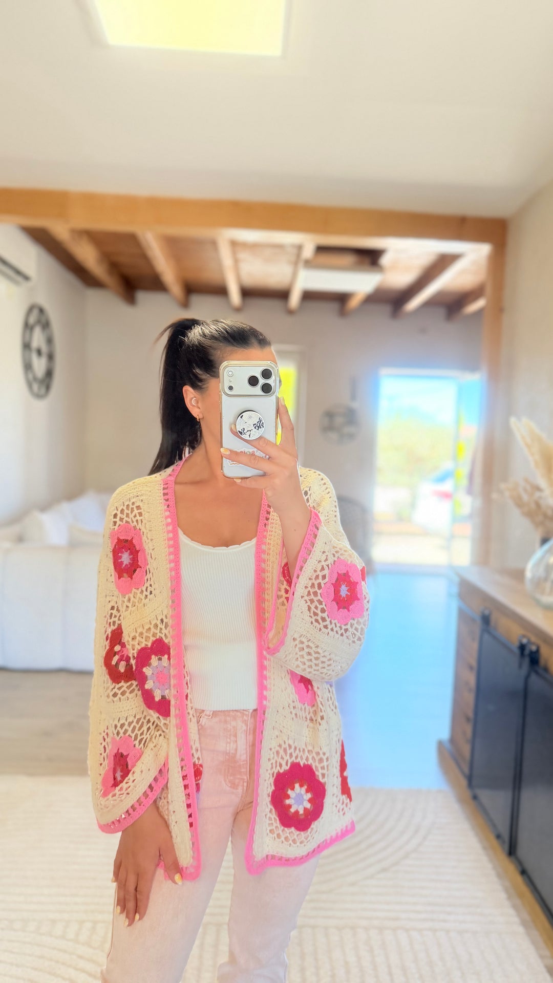 Gilet Pacy rose
