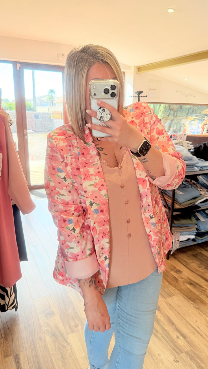 Blazer fleuri CURVY 42/46