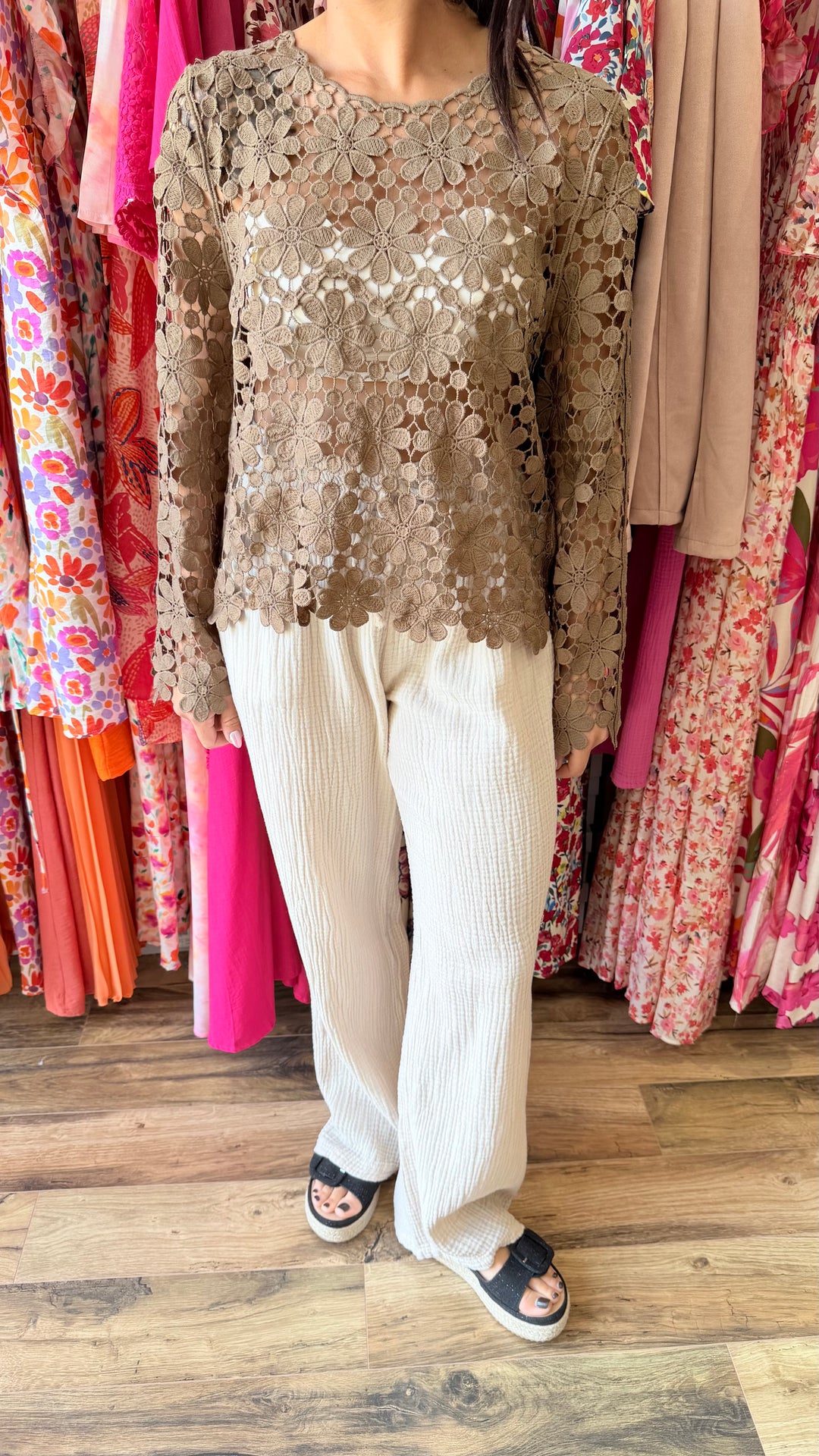 Top Lovelys crochet choco