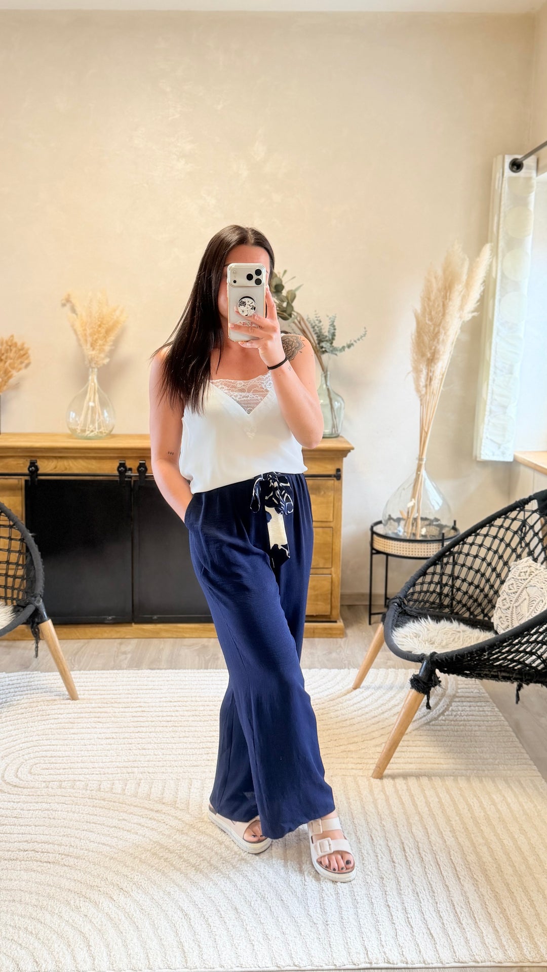 Top Christy blanc