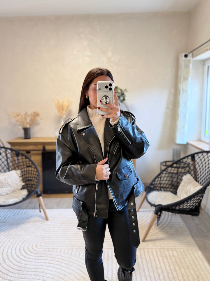 Perfecto noir oversize