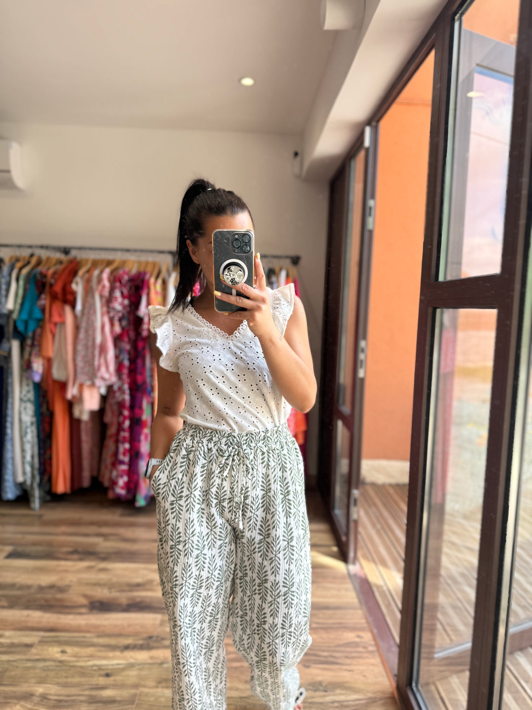 Pantalon Oria Kaki