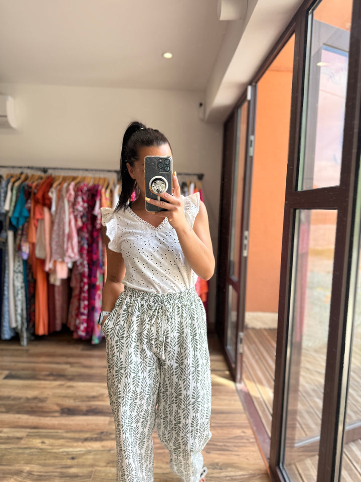 Pantalon Oria Kaki