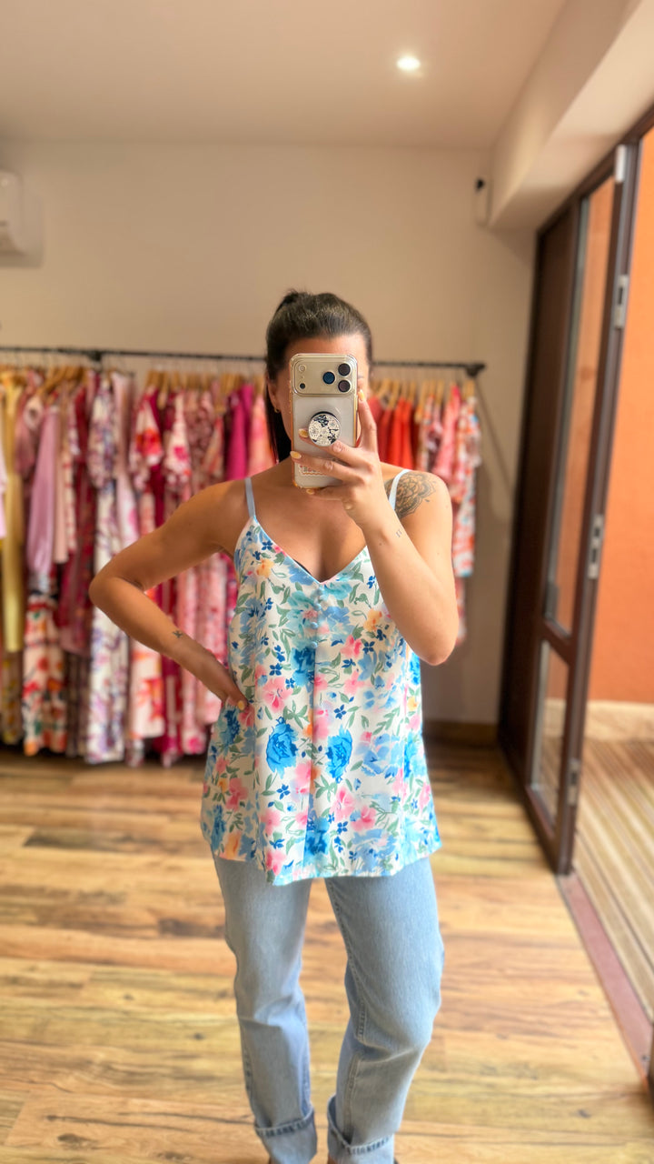 Top Hugo bleu clair