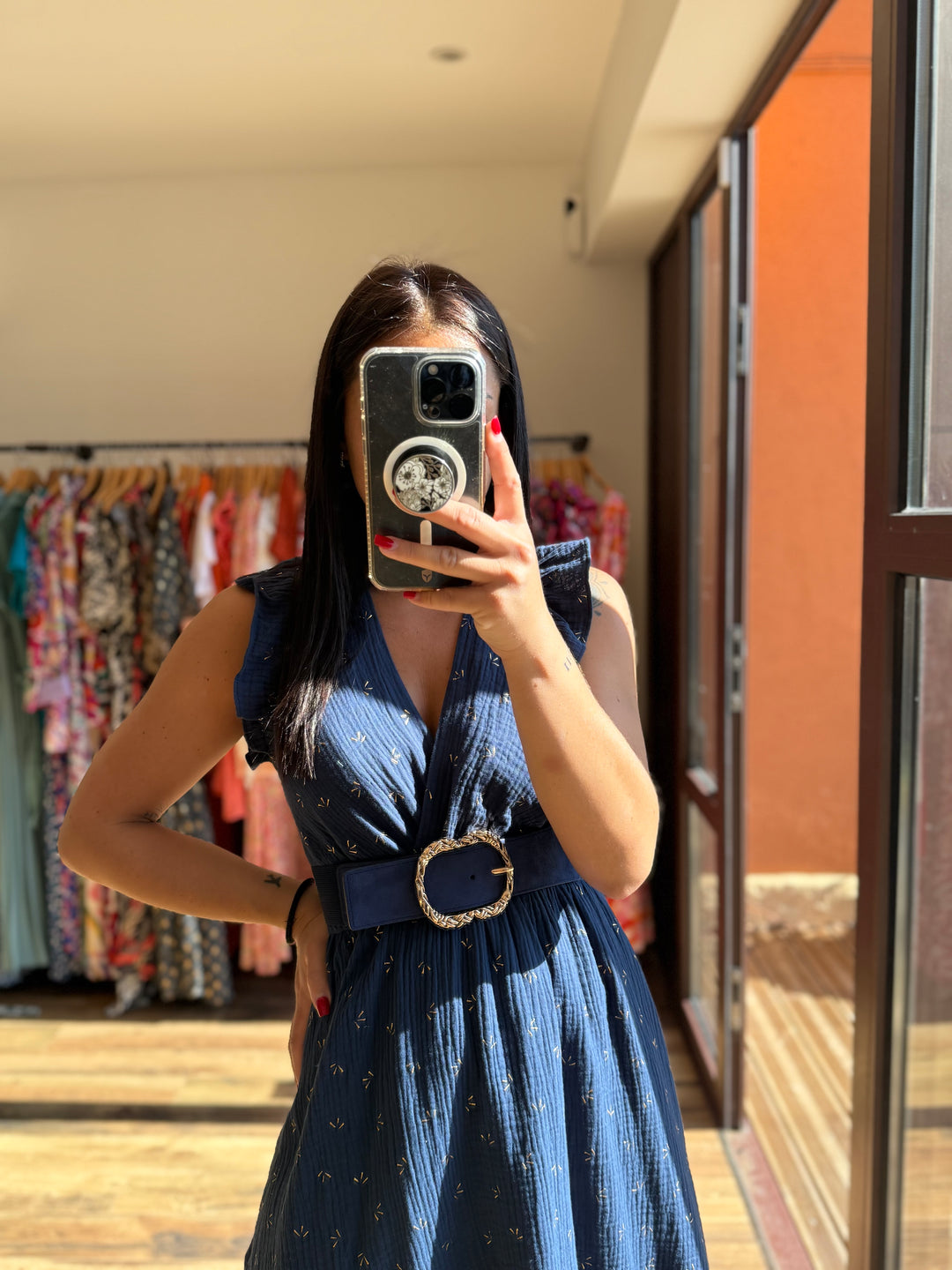 Robe Maya marine CURVY