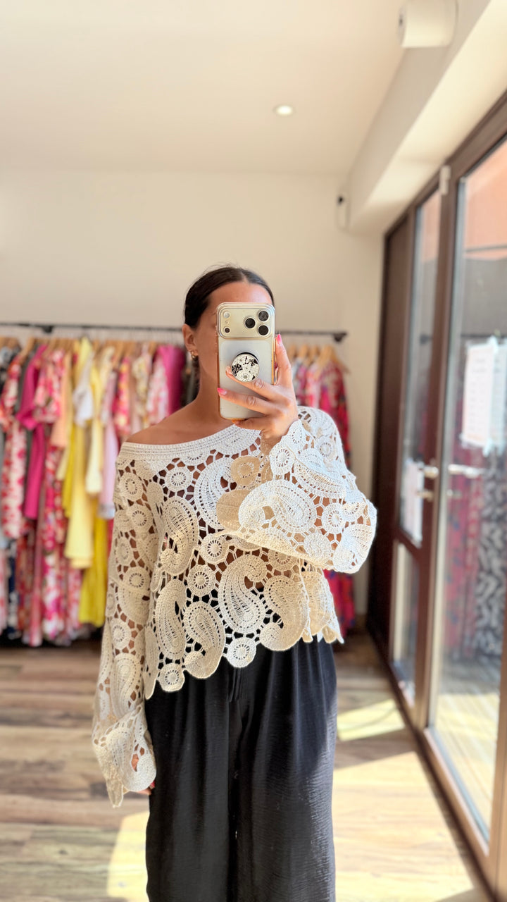 Top crochet Daphné