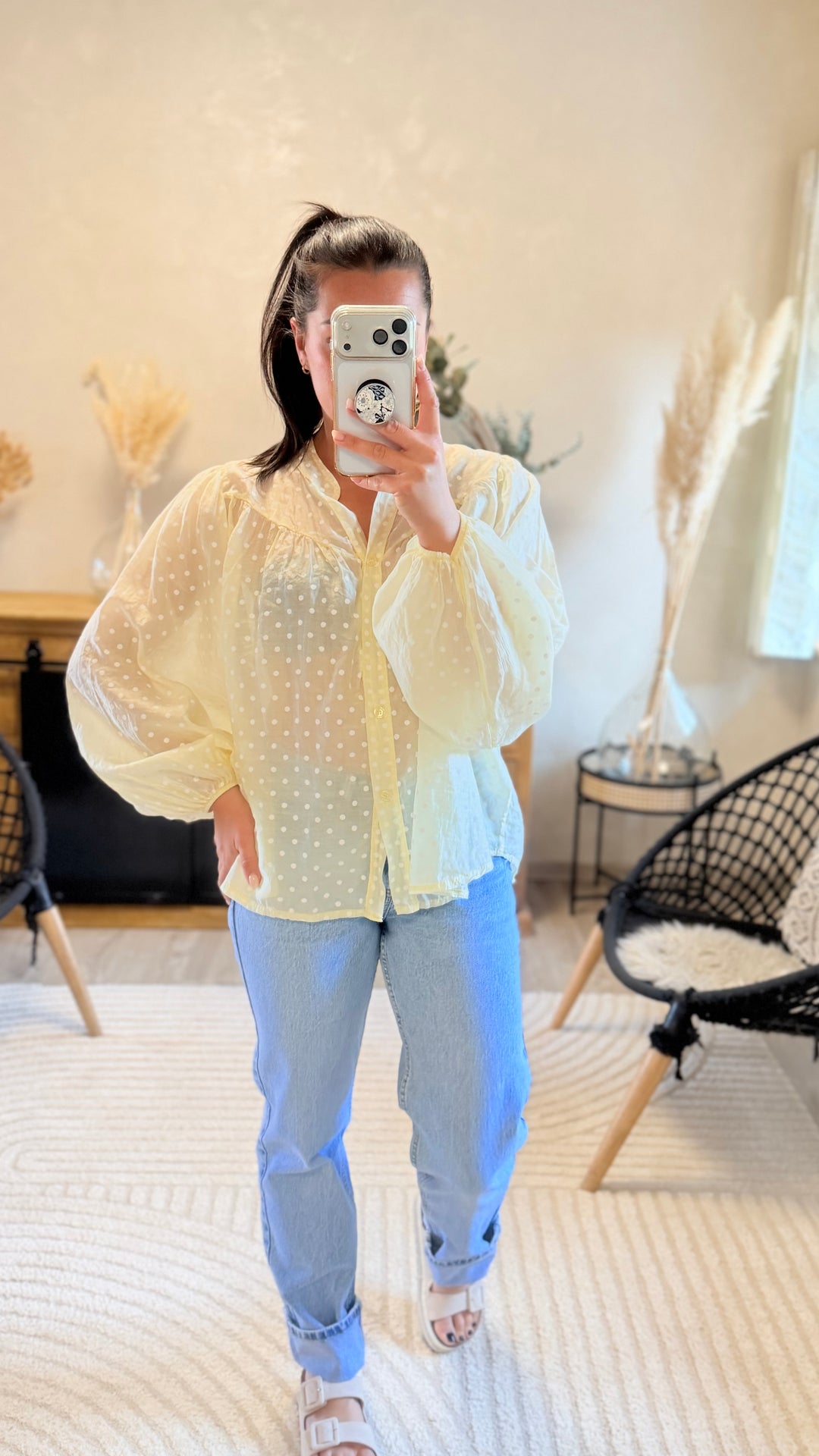 Chemise Max jaune