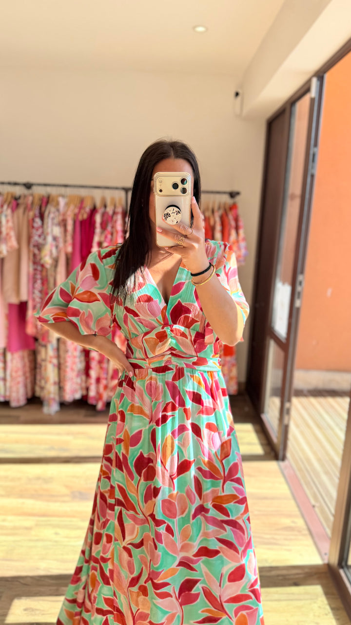 Robe longue Arlequin CURVY (PRÉCOMMANDE EXPÉDITION 3/06)