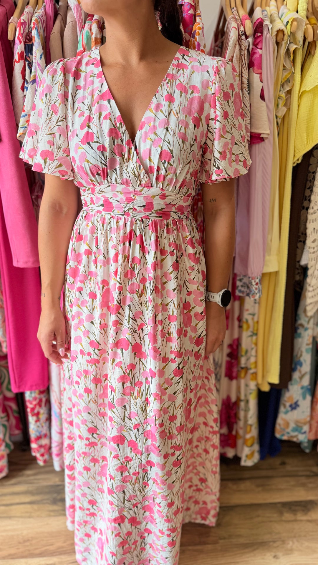 Robe longue Finda (dos ouvert)