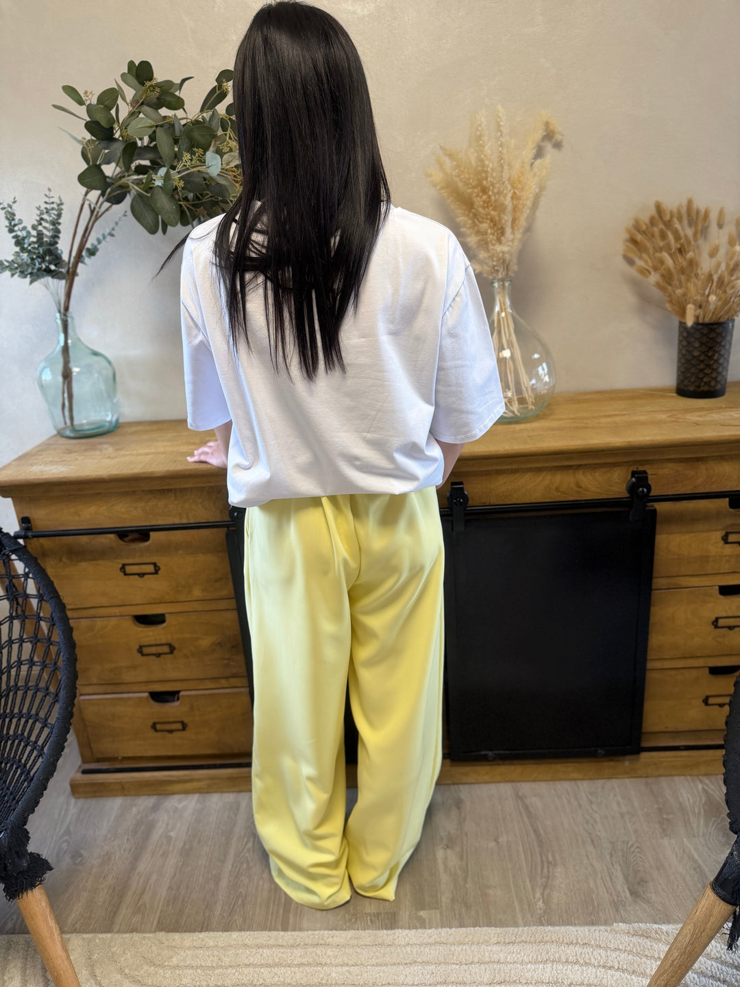 Pantalon Hella jaune