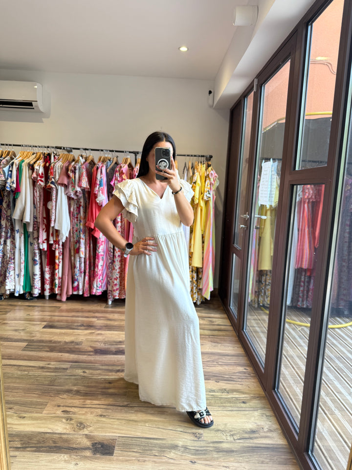Robe Edmée beige
