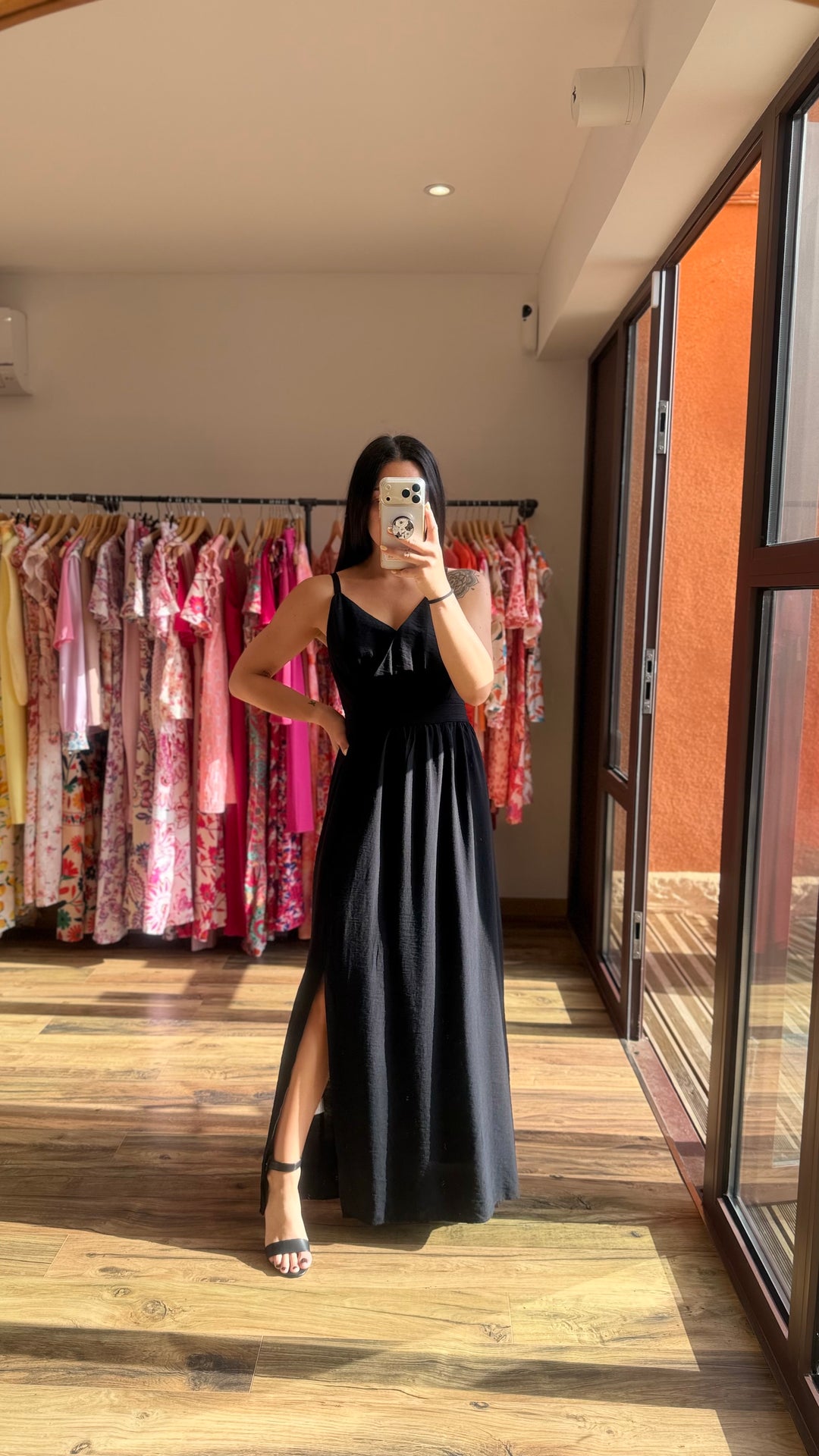 Robe longue Molly noir