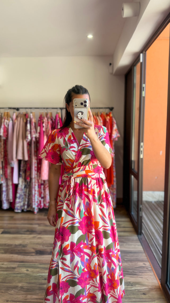 Robe longue Opaline CURVY (PRÉCOMMANDE EXPÉDITION LE 27 MAI)