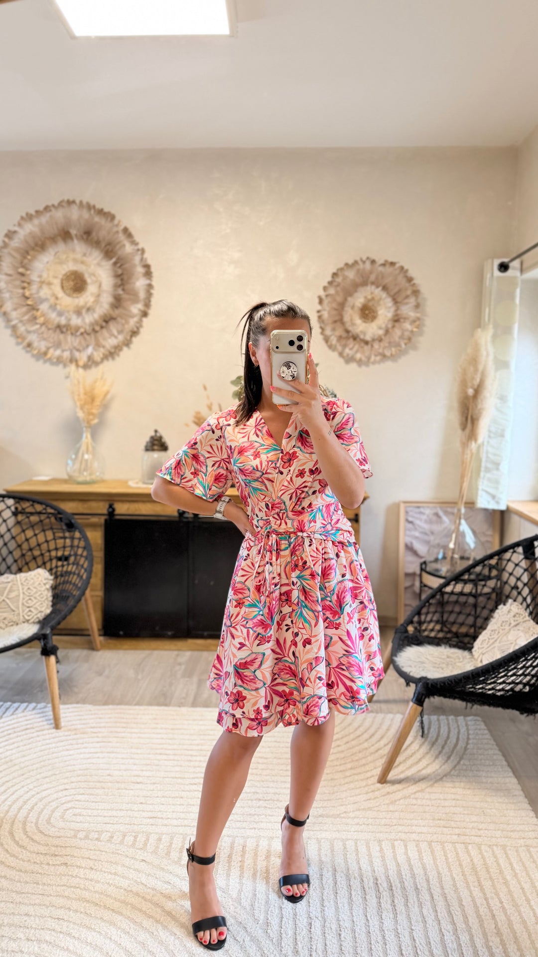 Robe courte soso CURVY