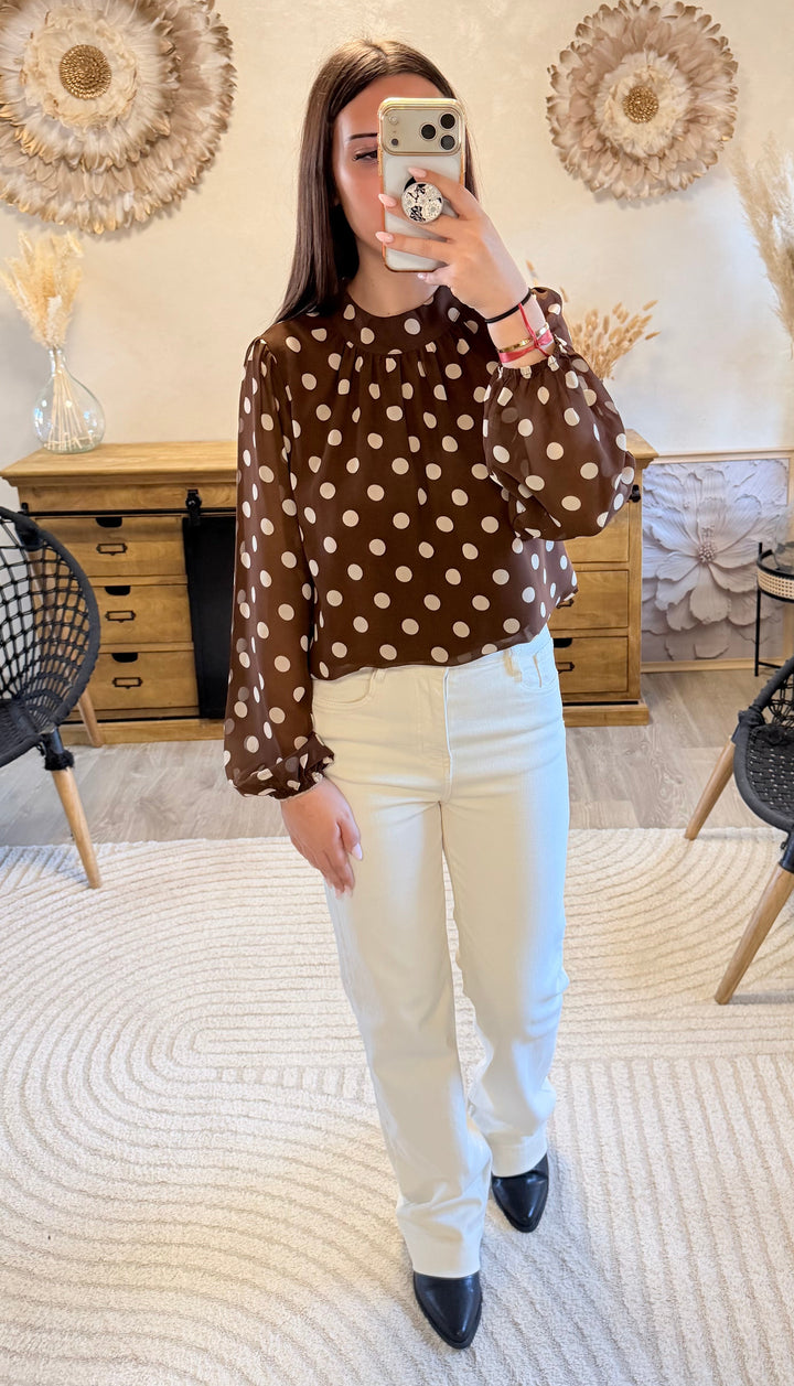 Blouse Belly Choco