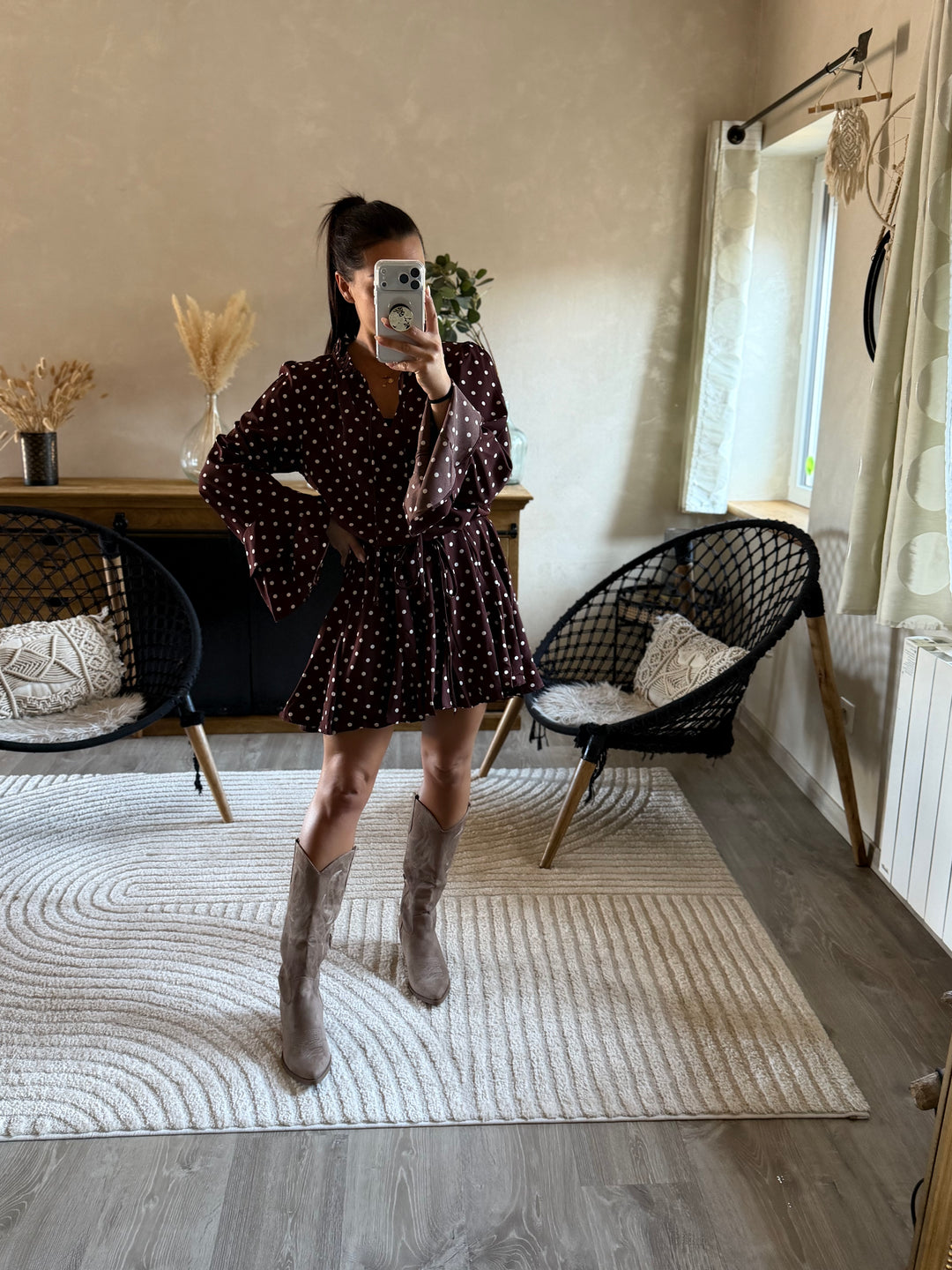 Robe burdy choco