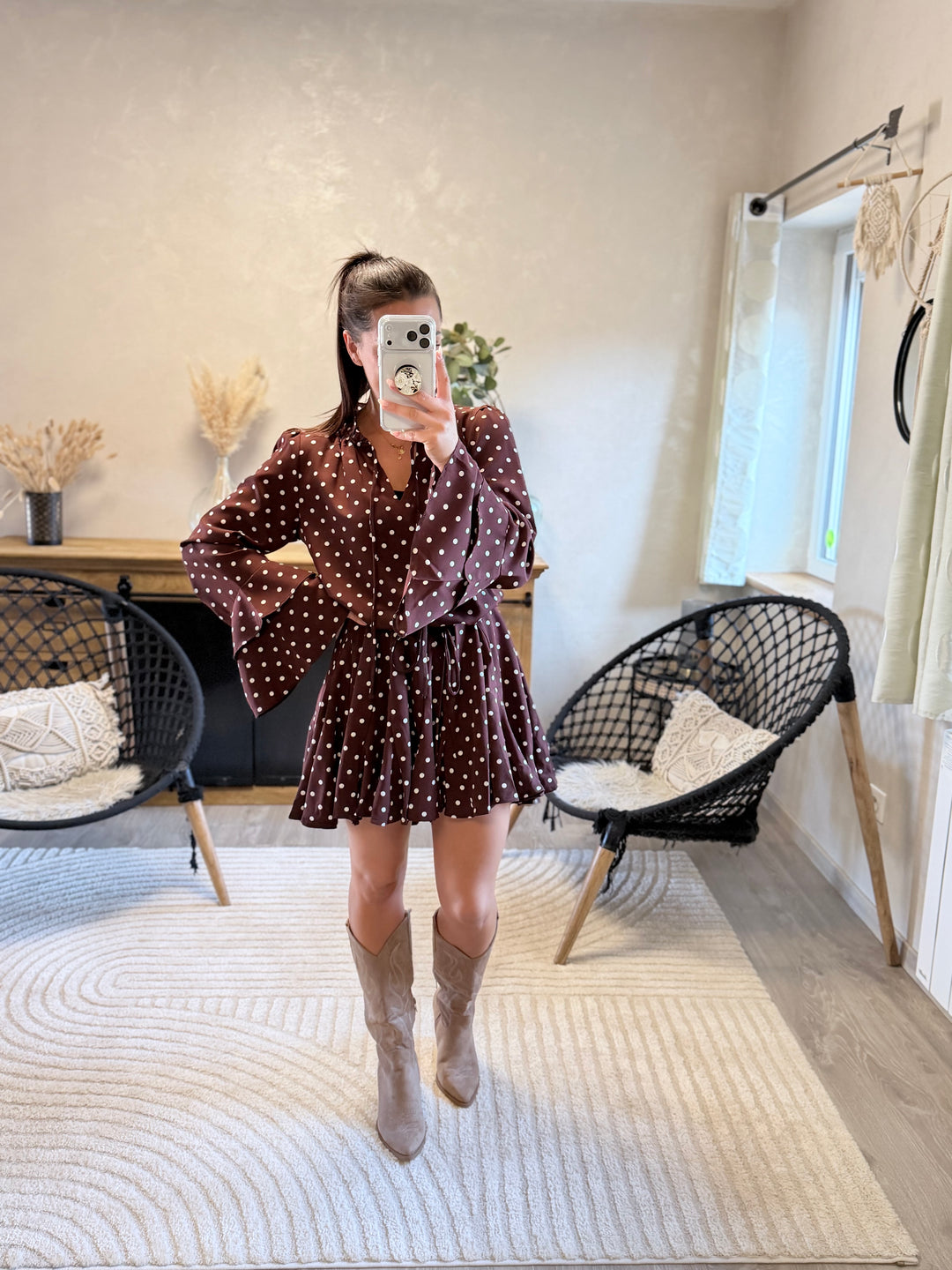 Robe burdy choco