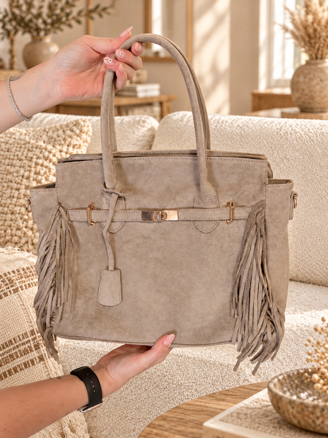 Sac Gerry taupe