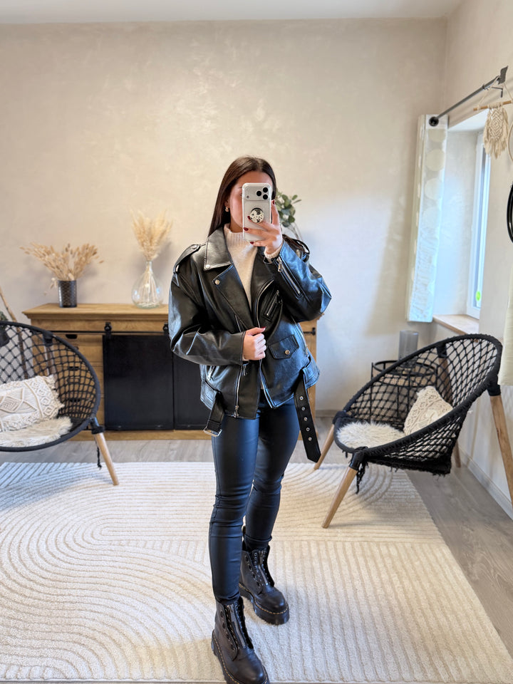 Perfecto noir oversize