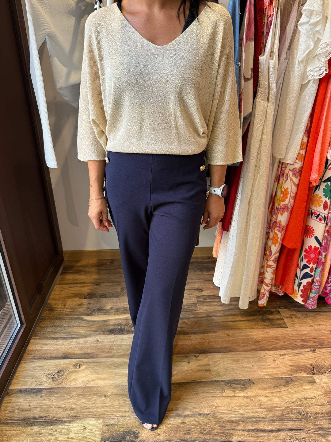 Pantalon Giulia marine