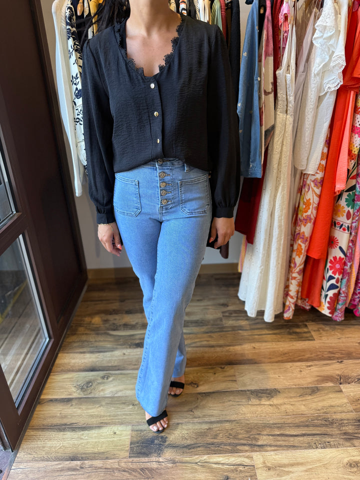 Chemise Anela CURVY noir