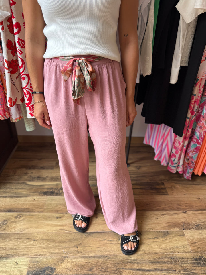 Pantalon Wilma rose CURVY