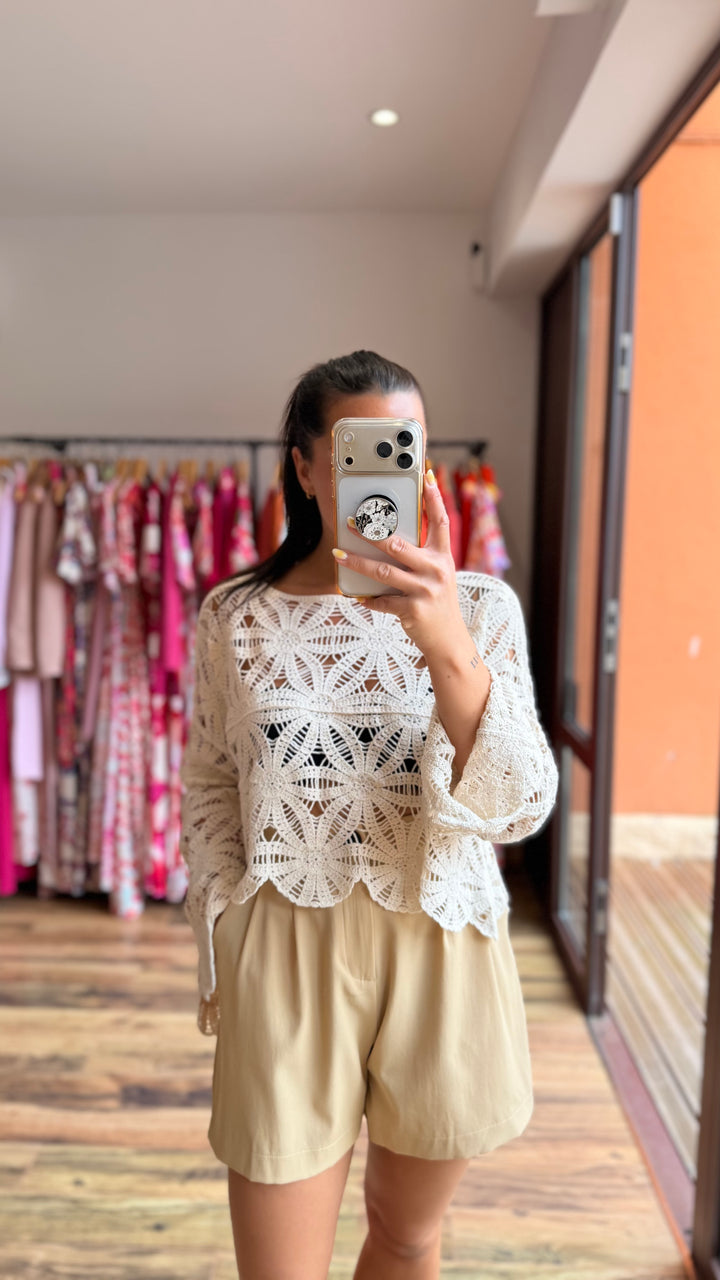 Top Odile crochet Axelle