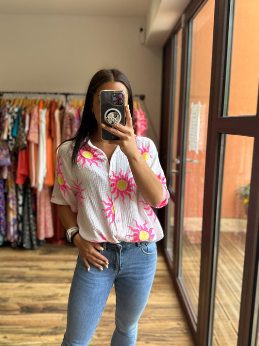 Chemise Rosane rose