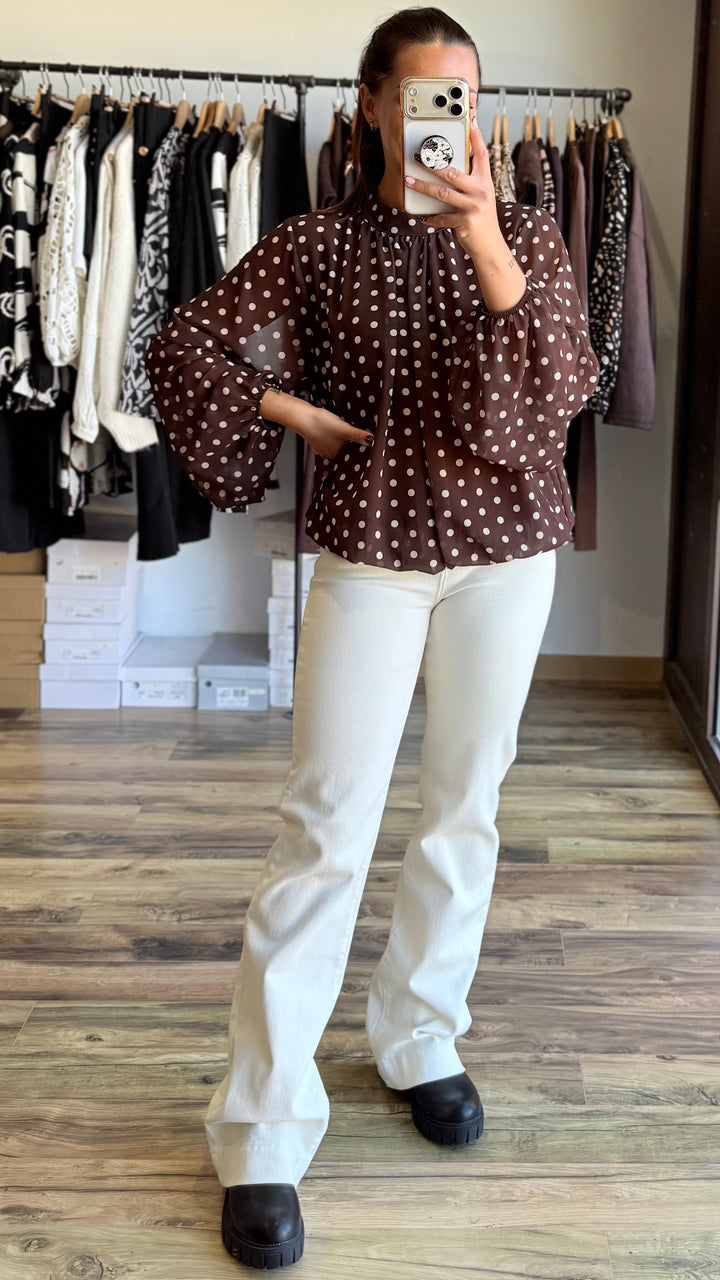Blouse Lysa chocolat