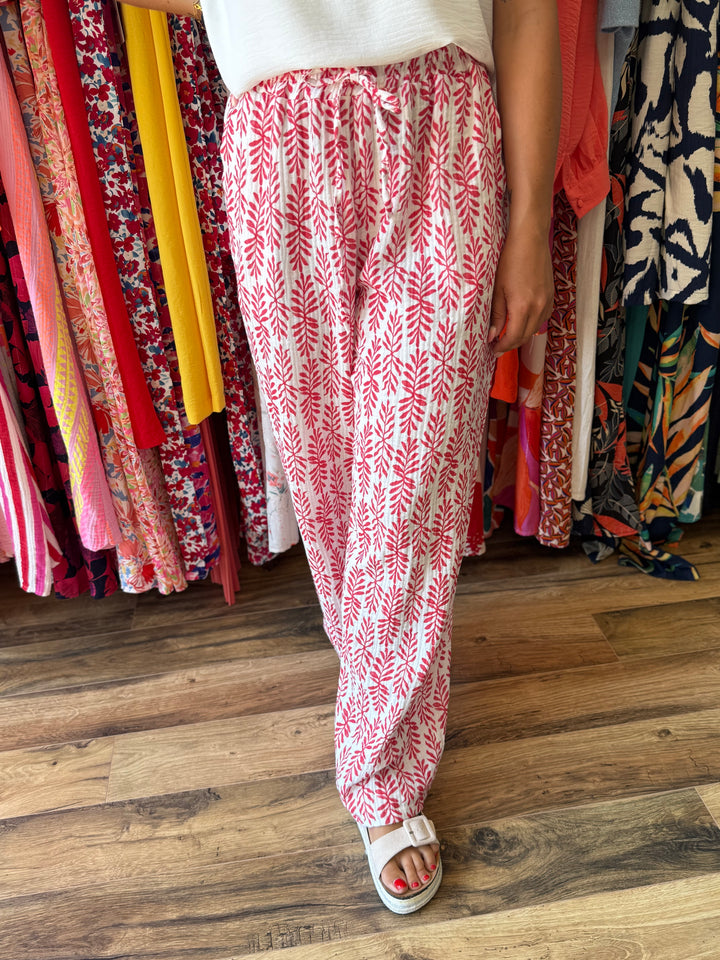 Pantalon Oria rouge