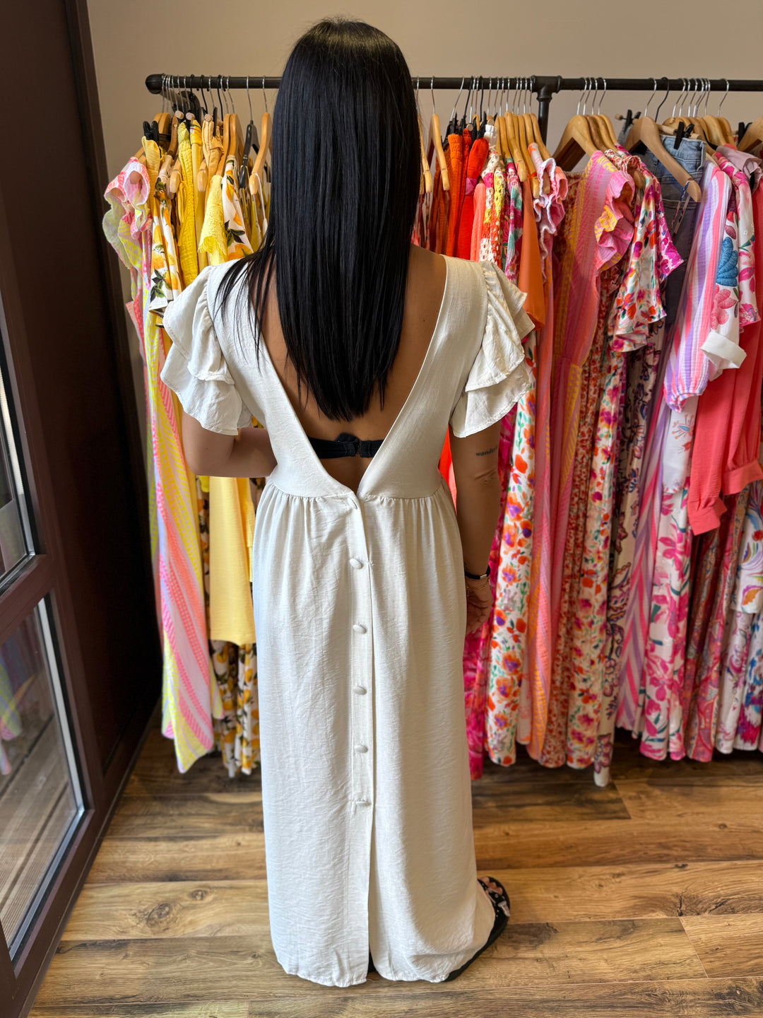 Robe Edmée beige