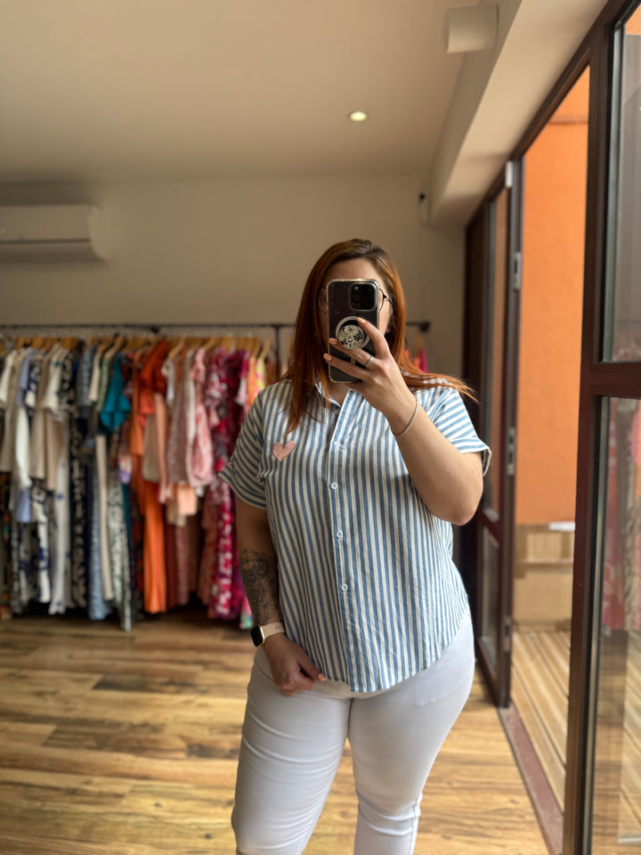 Jean blanc CURVY