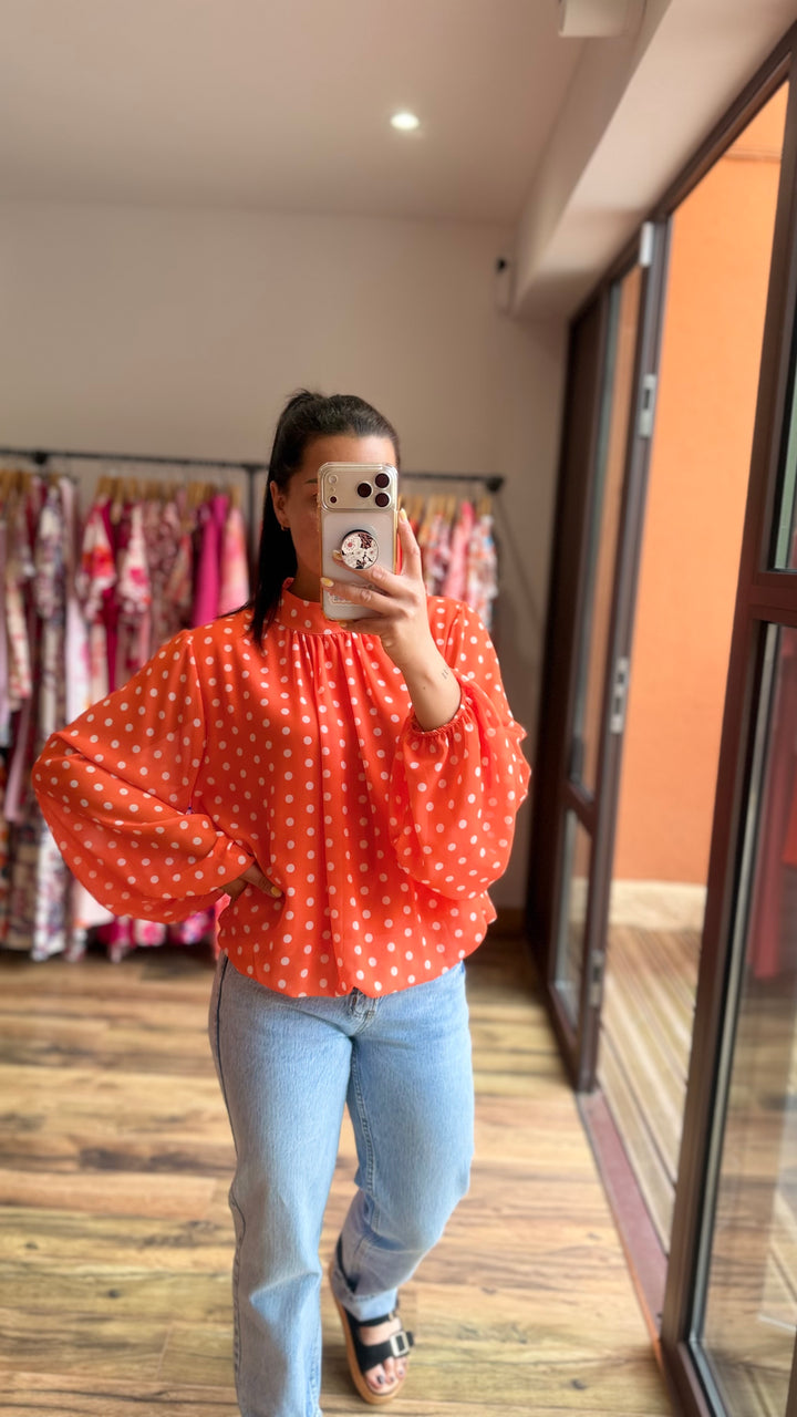 Blouse Kop orange