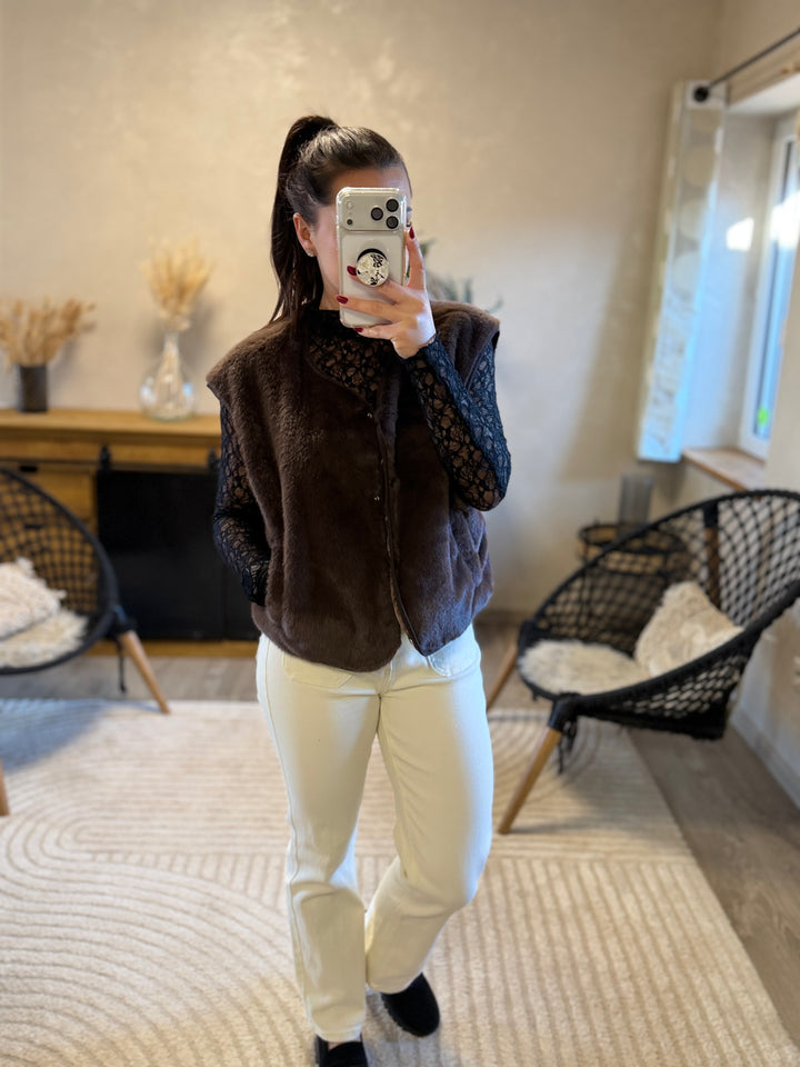 Gilet Soleda Chocolat