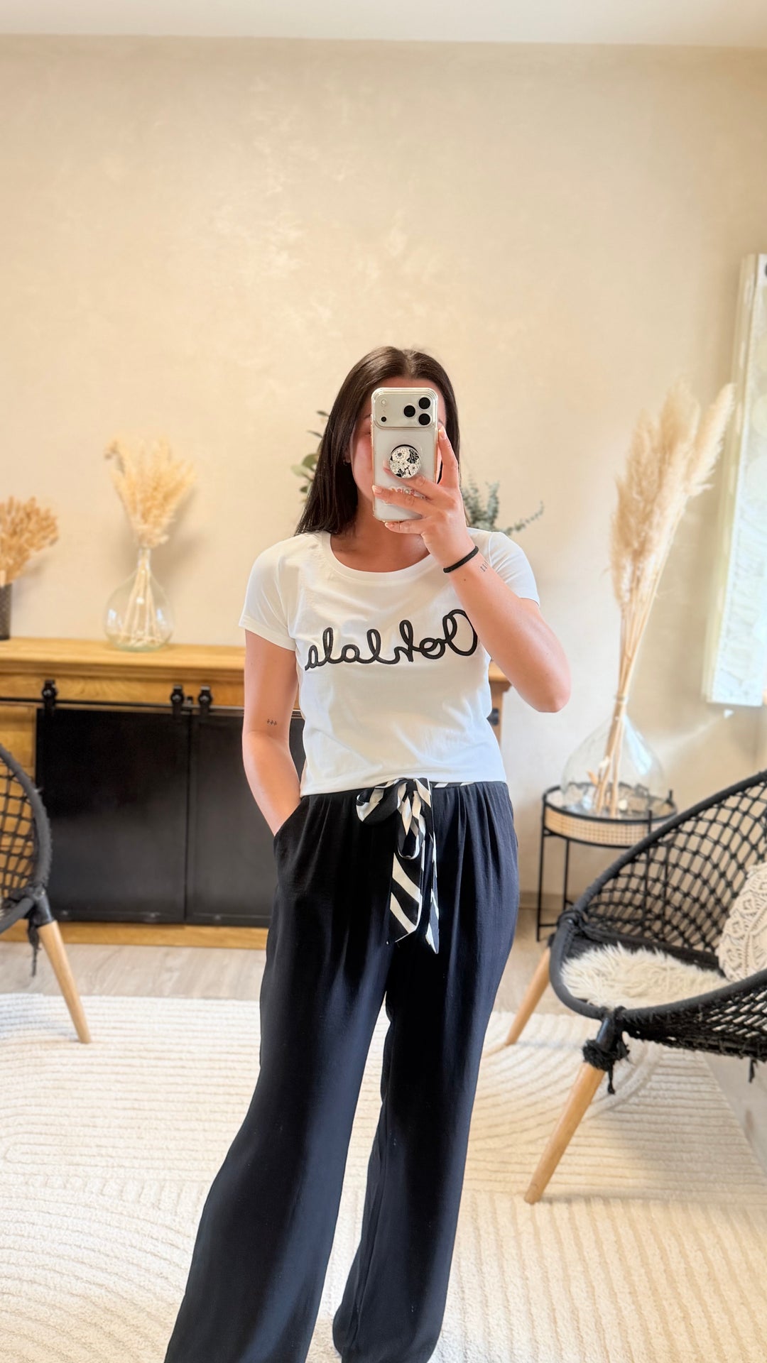 Teeshirt ohlala noir