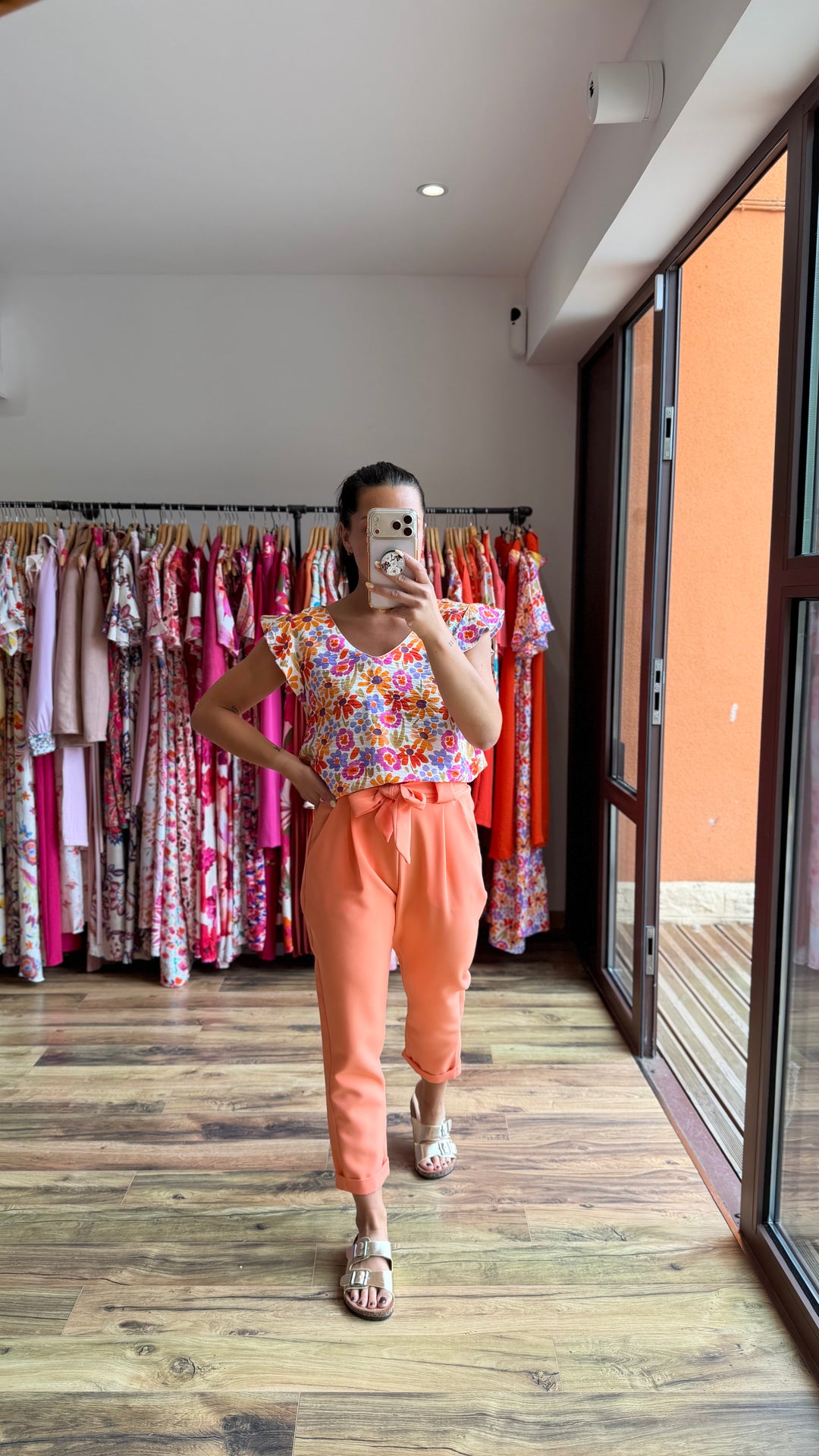 Pantalon Evy Abricot