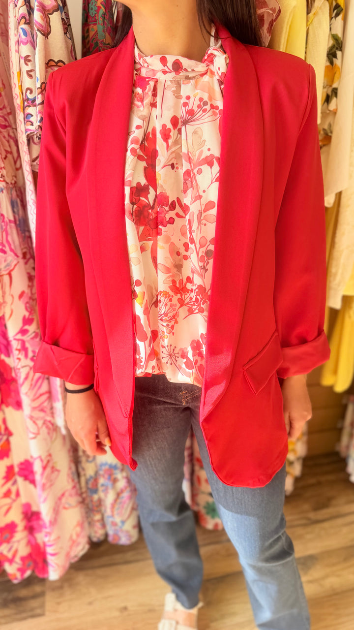 Blazer rouge