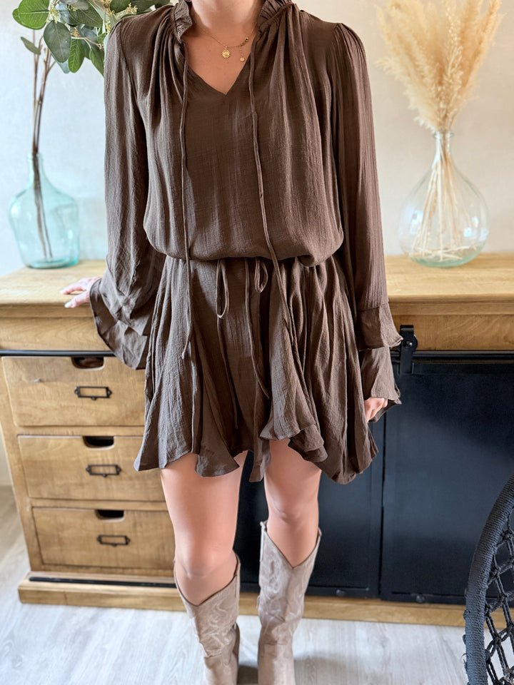 Robe Alexandro chocolat