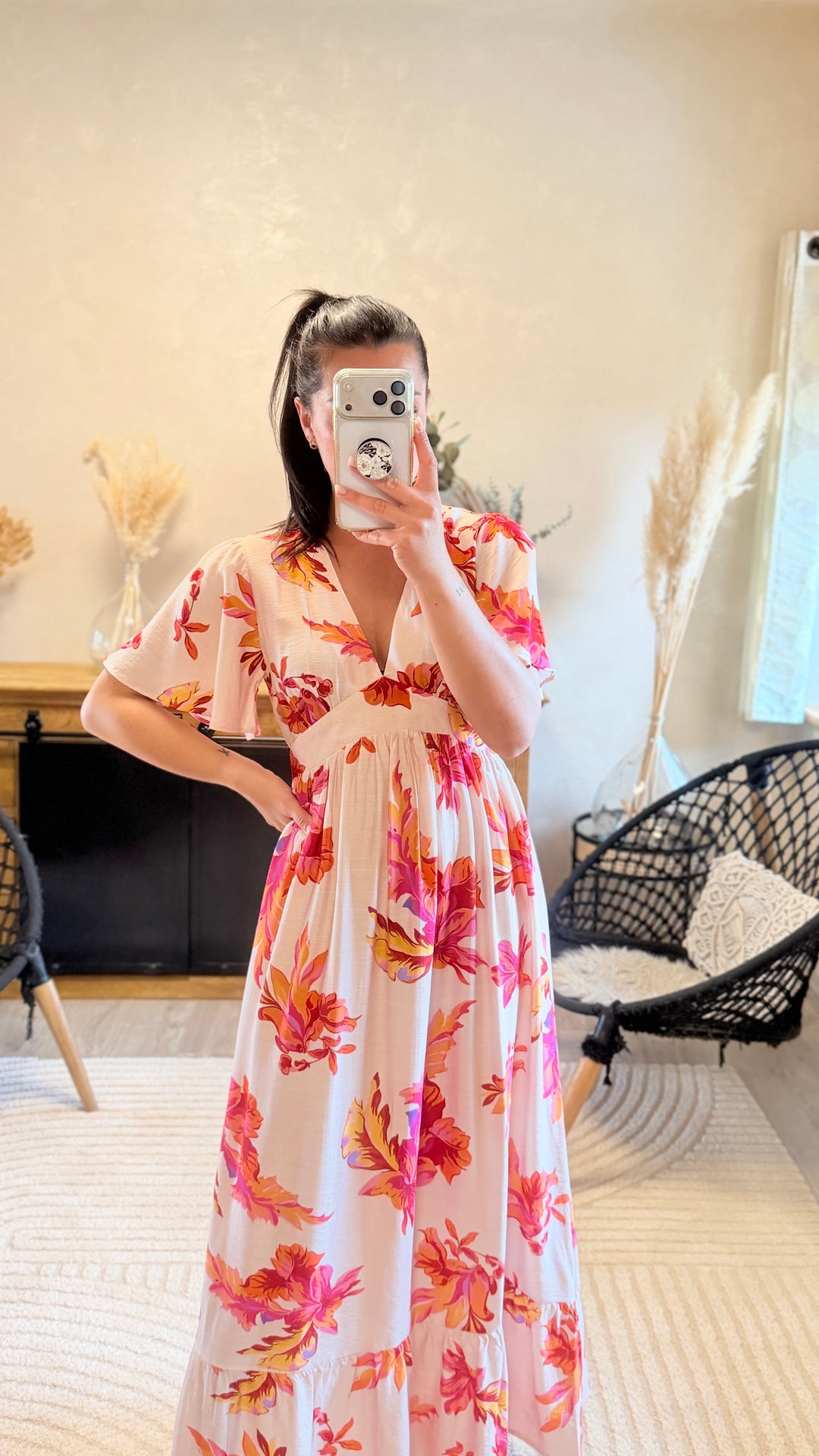 Robe longue Aubépine