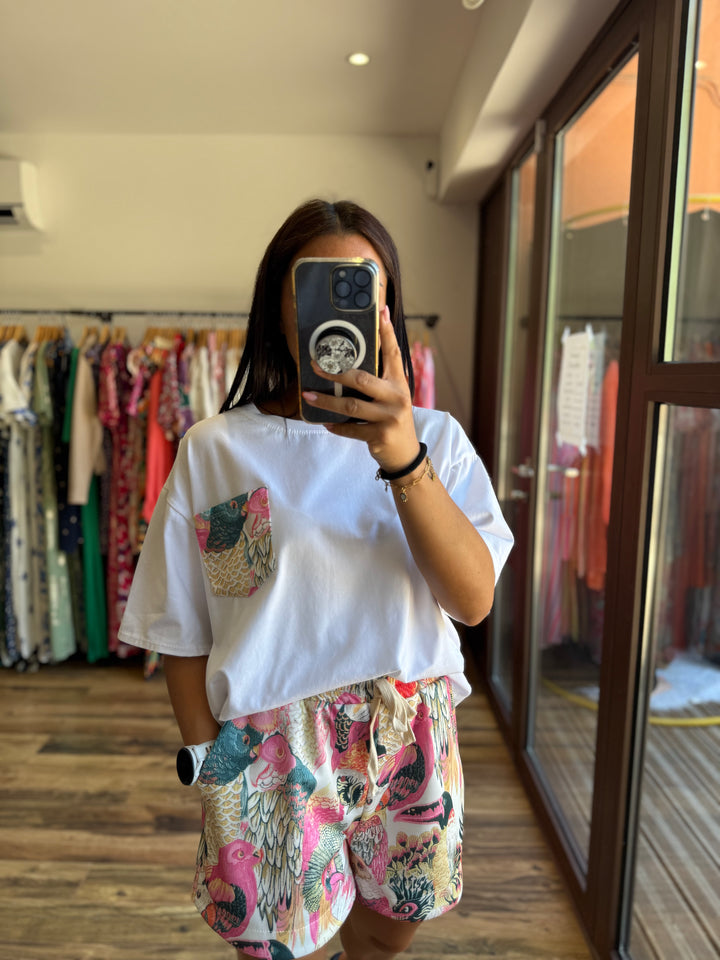 Ensemble Parrot rose