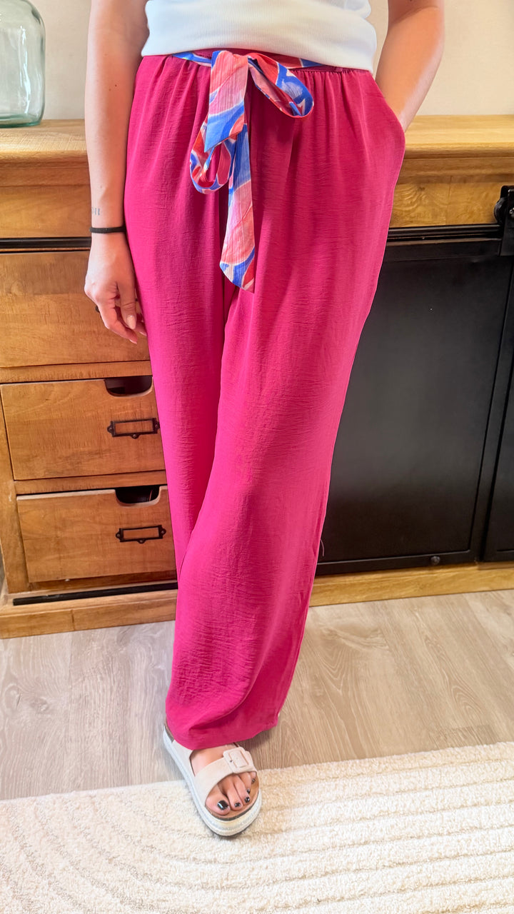 Pantalon Wilma fushia